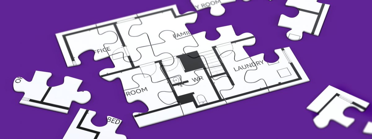 FloPlan Puzzle pieces of the listing make a floor plan